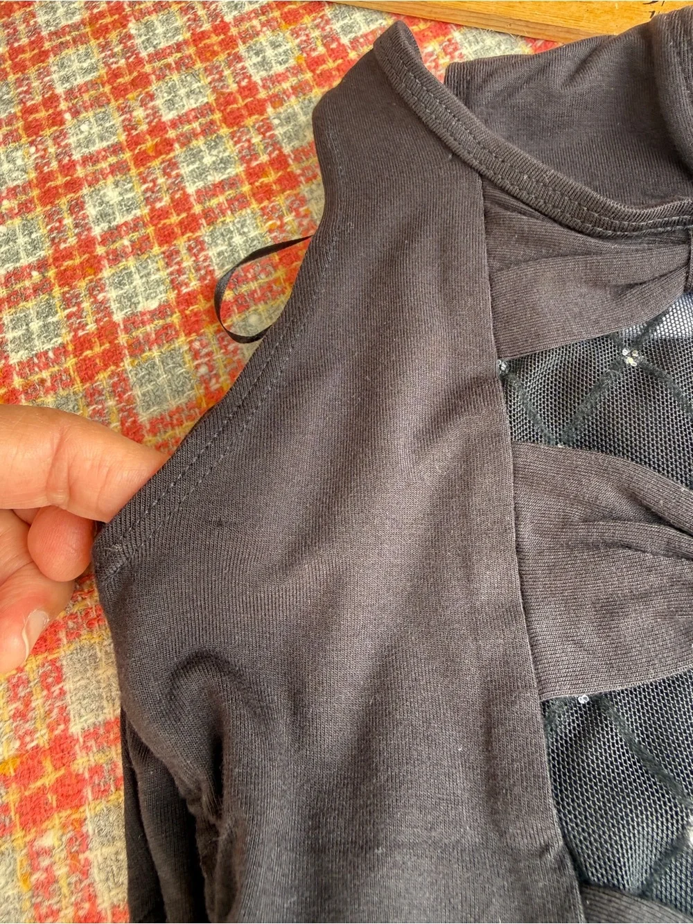 Flo Dancewear leotard created by Felicia Palanca, Australian Ballet Bow & Mesh